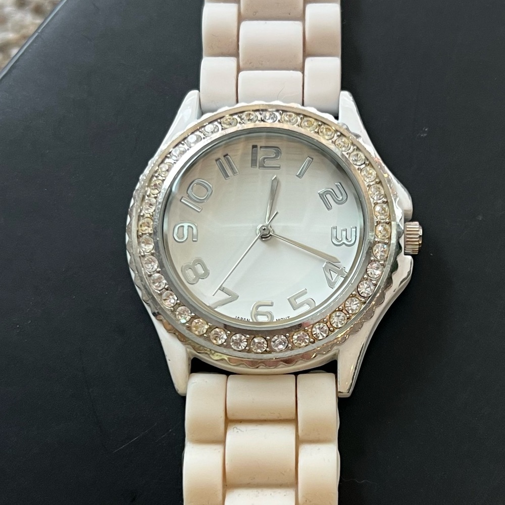 White Silicone Women’s Watch
